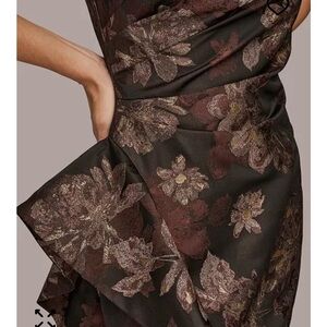 Donna Karan Black and Brown Floral Dress. Brand New never worn!!